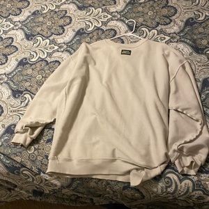 Daily Drills crewneck. Sand color